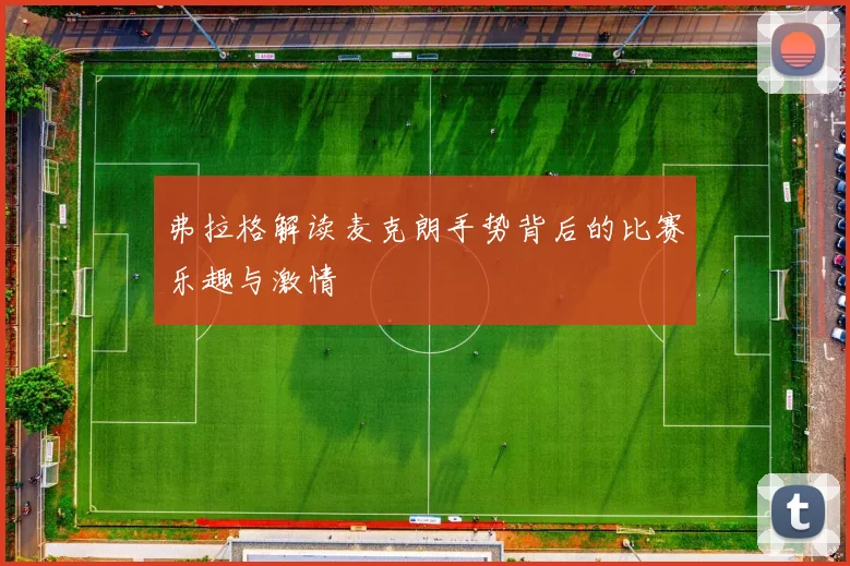 弗拉格解读麦克朗手势背后的比赛乐趣与激情